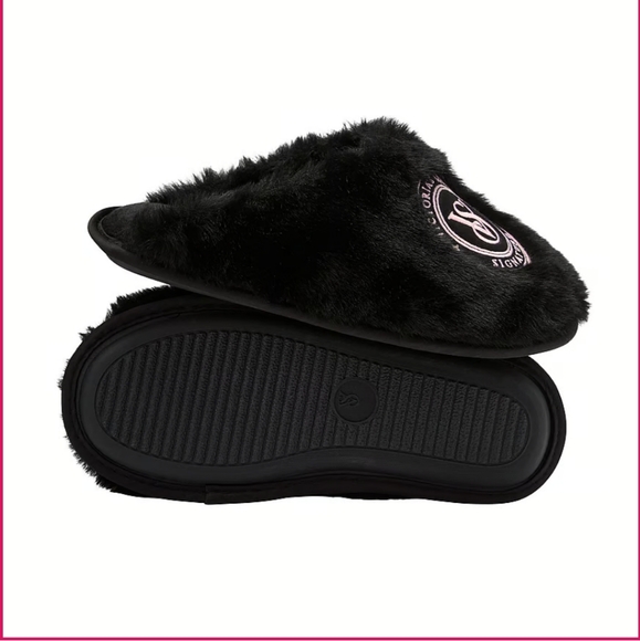 New Victoria secret Closed-Toe Faux Fur Slippers medium - Picture 2 of 4